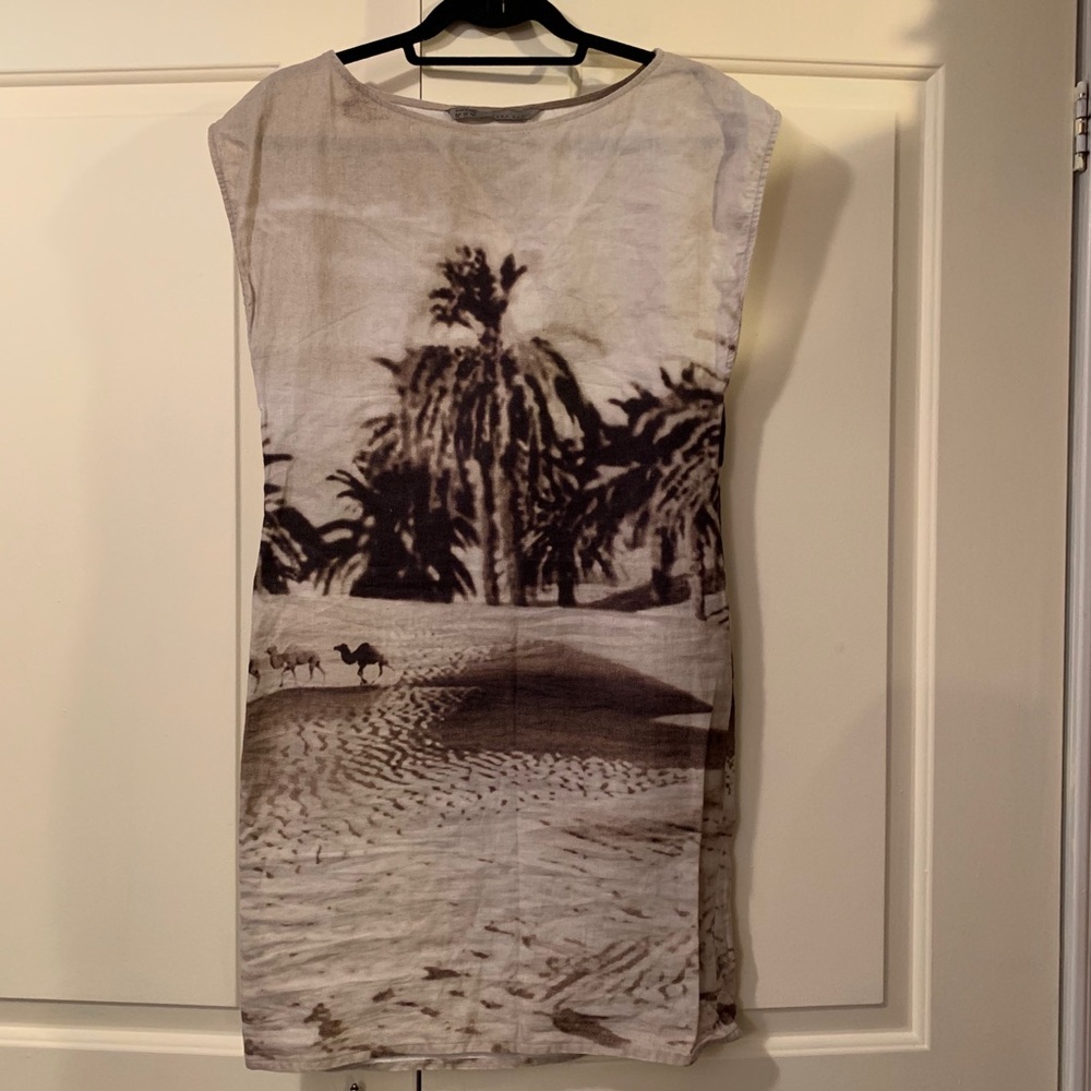 Zara Linen Blend Dress